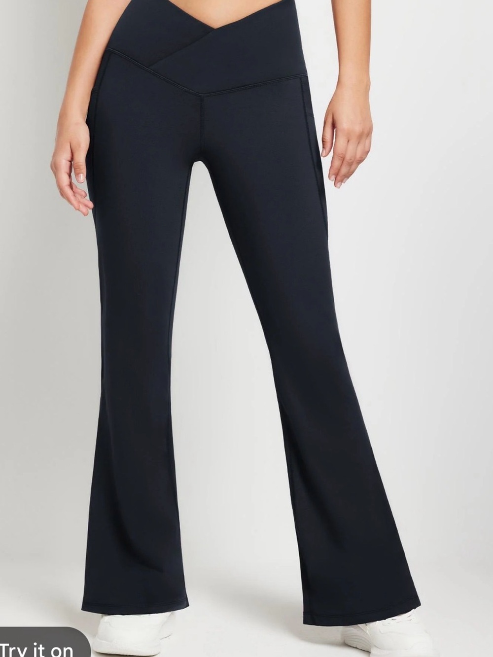 Baleaf Flare Leggings Women's Bootcut Yoga Pants Crossover High Waist Sz M